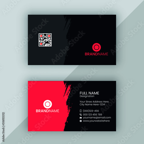 Simple modern professional business card template 05