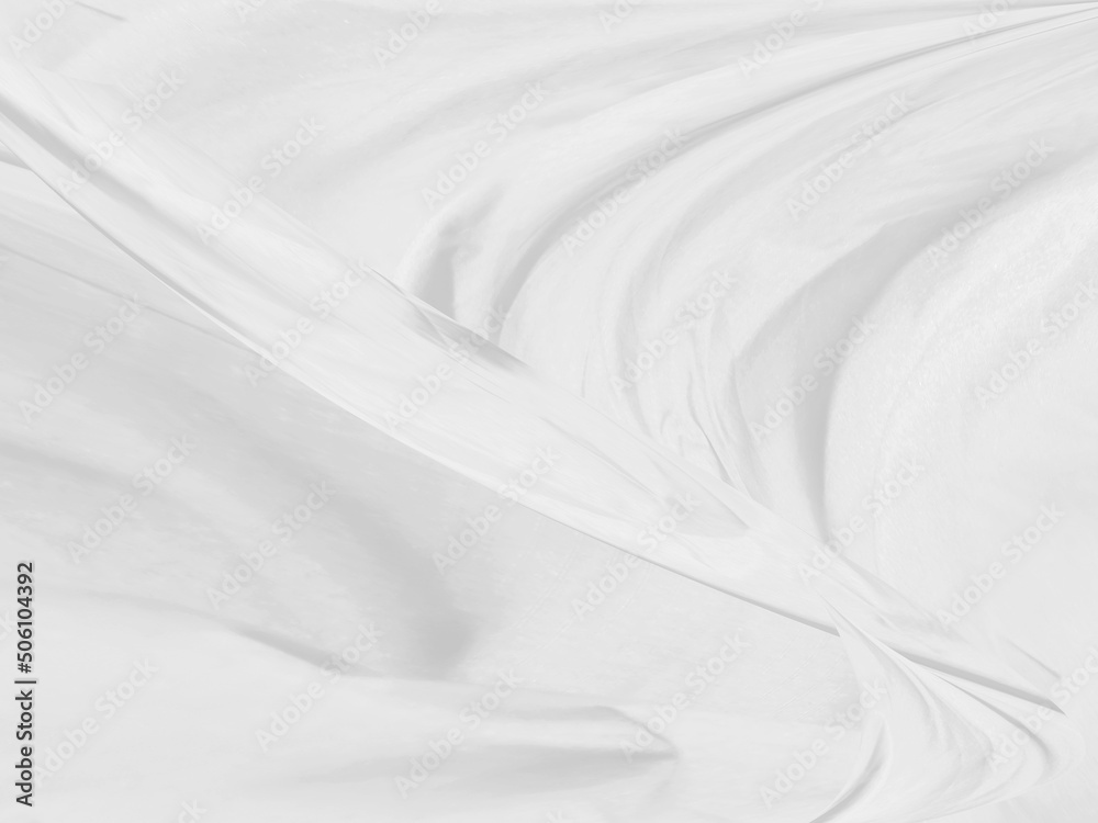 abstract white and gray soft fabric beauty smooth curve shape decorate fashion textile background abstract white and gray soft fabric beauty smooth curve shape decorate fashion textile background