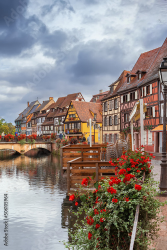 Embankment of Lauch River, Colmar, France