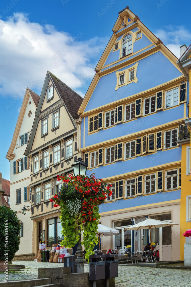 Naklejka premium Street in Tubingen, Germany