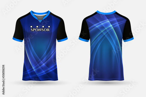 Premium soccer jerseys design vector. t shirt sport design background vector.