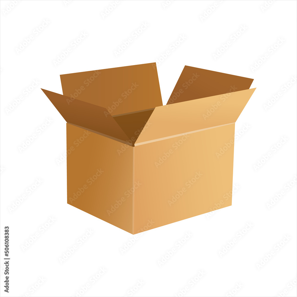 empty cardboard box