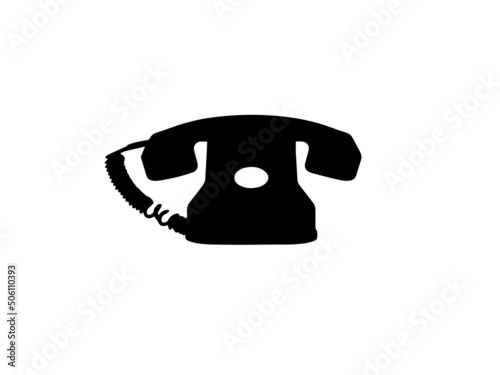 Phone solid icon telephone vector image,Phone icon solid handset purple gradient vector image,Telephone call contact us handset phone solid vector image