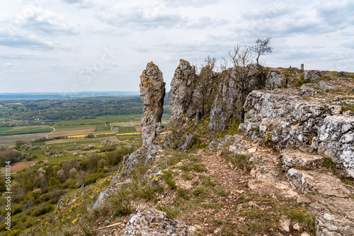 Walberla Ehrenbürg Felsen bei Kirchehrenbach, Landkreis Forchheim, Oberfranken in der fränkischen Schweiz photo