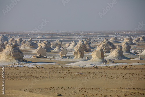 Fantastic Sandy Formations in the White Desert Protected Area  is National Park in the Farafra Oasis  Egypt