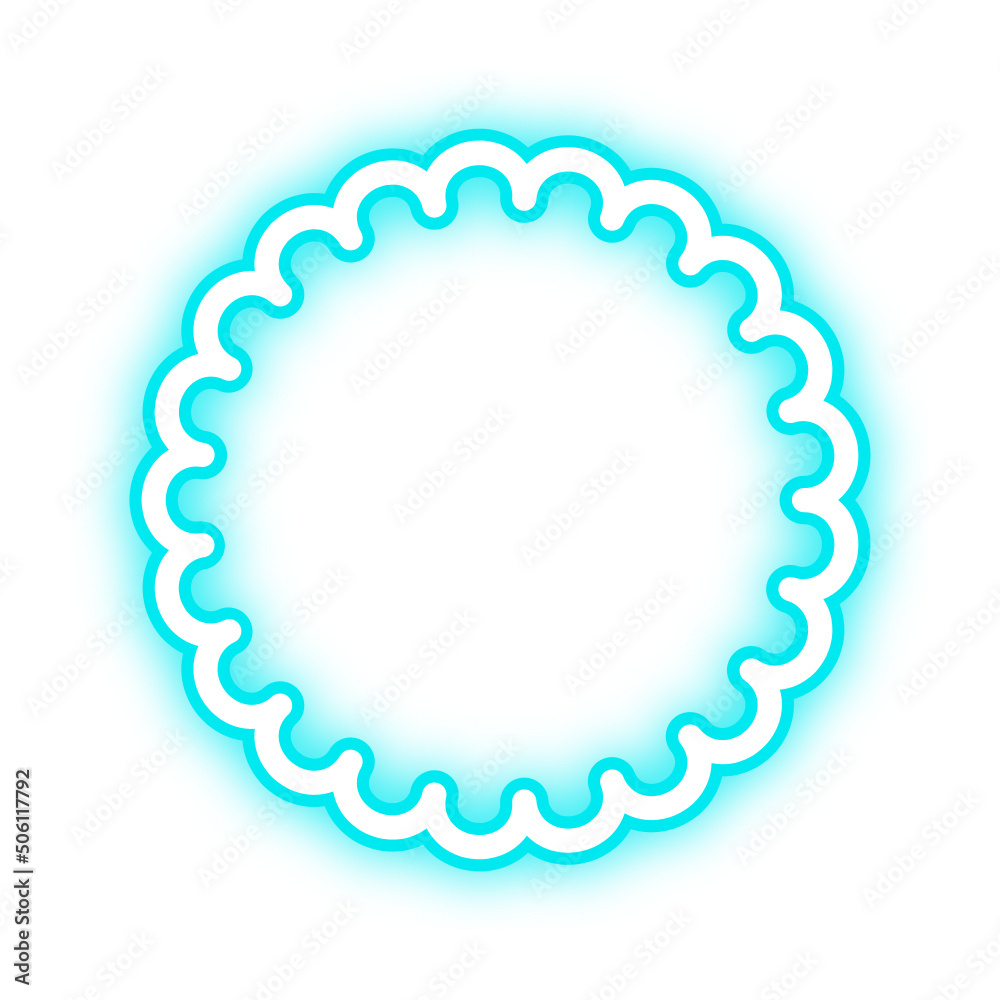colorful neon round frame
colorful neon round frame