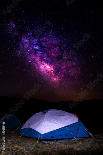 tent at night in the mountains © Nikolay Dimitrov
