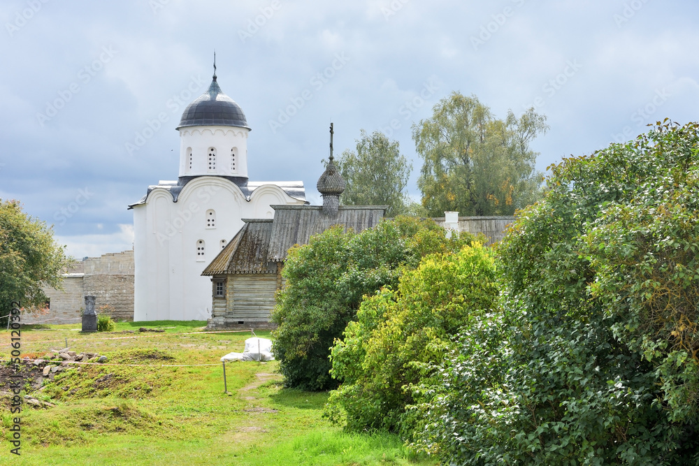 Staraya Ladoga. Russia. Ancient St. George's Cathedral