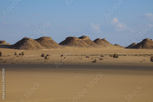 Landscape View of the White Desert Protected Area in the Farafra Oasis, Egypt