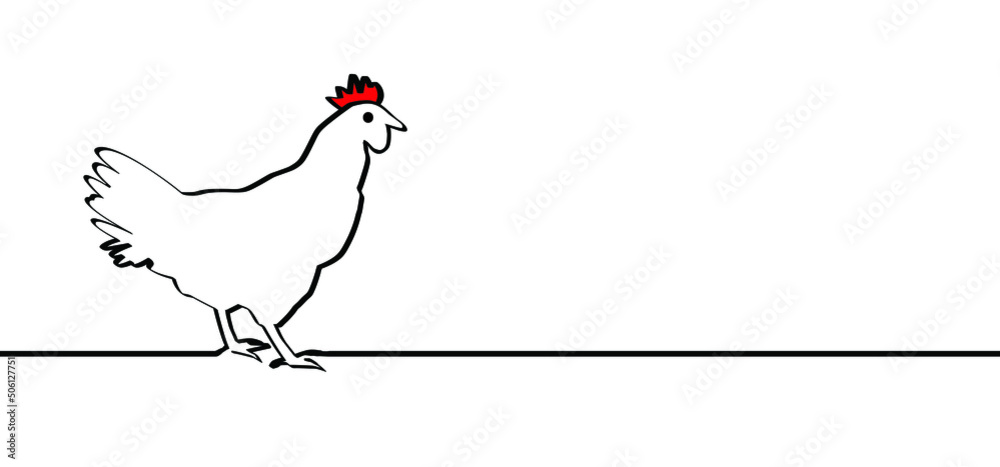 Cartoon stick rooster or hen line pattern. Vector cock logo, Chicken silhouette with red crest. roosters icon or pictogram. two-legged creatures. chicks animal farm. Cartoon stick rooster or hen line pattern. Vector cock logo, Chicken silhouette with red crest. roosters icon or pictogram. two-legged creatures. chicks animal farm.