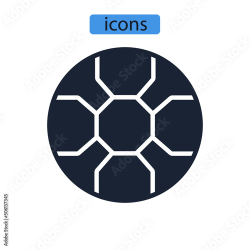 Sports icons  symbol vector elements for infographic web