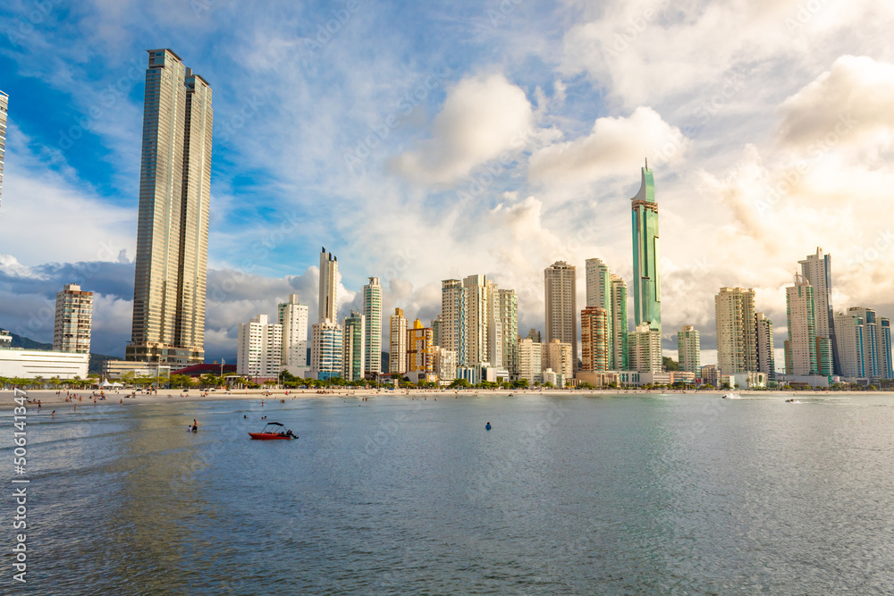 Naklejka premium cidade de Balneário Camboriú Santa Catarina Brasil
