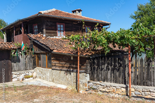 Old Houses from the nineteenth century in Brashlyan, Bulgaria photo