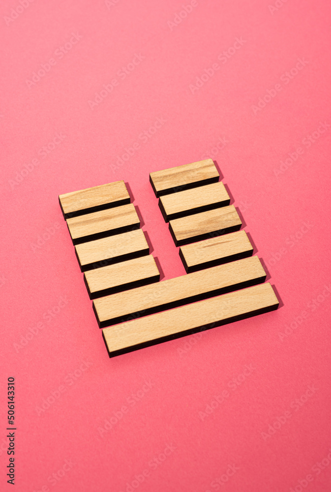 Gene Key 19 Hexagram wood i ching on pink background
