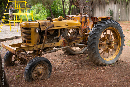 old tractor