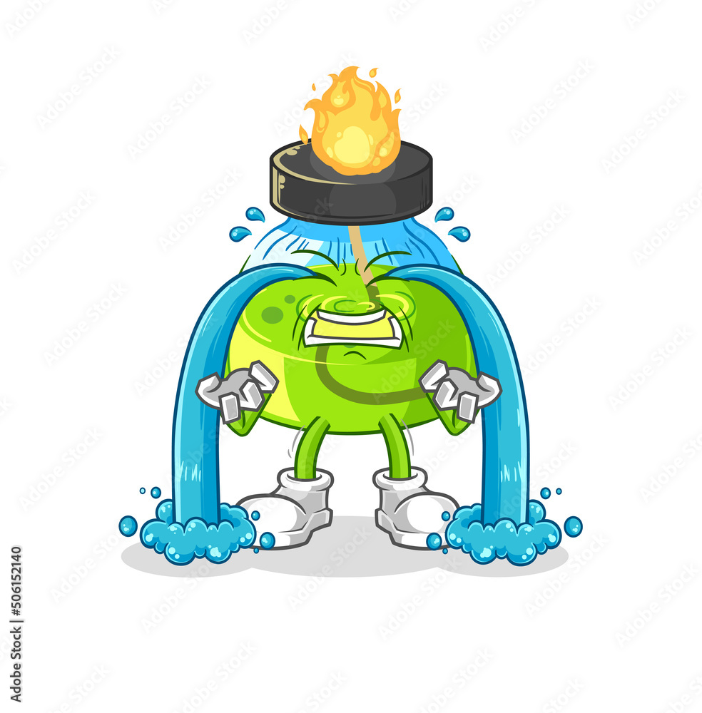 laboratory spirit lamp crying illustration. character vector laboratory spirit lamp crying illustration. character vector