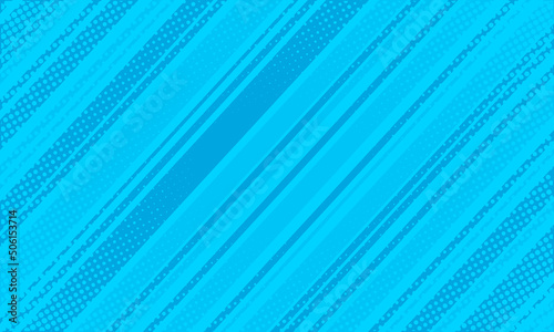 Blue comic cartoon line background