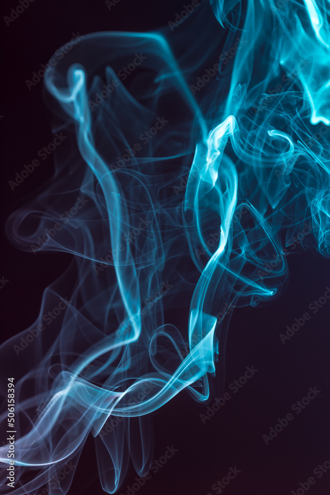 Abstract blue smoke Abstract blue smoke