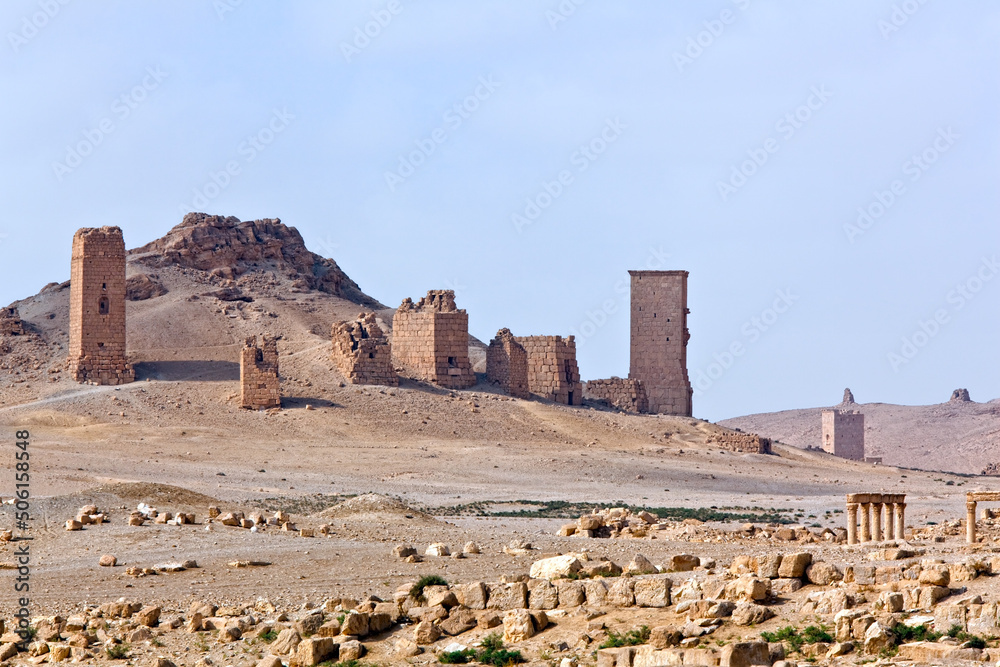 Valley of Tombs Palmyra Syria