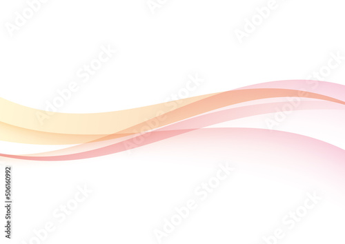 抽象背景 ピンク色の曲線