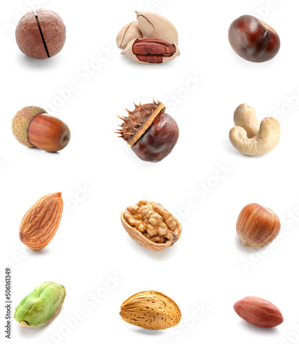 Set of different healthy nu...