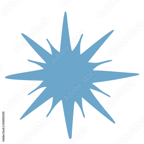 simple illustration of star