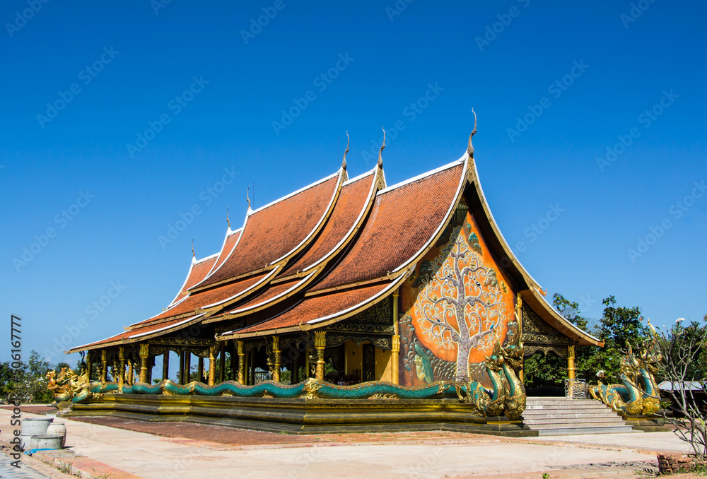 Obraz premium The Thai temple art of the faith in Thailand