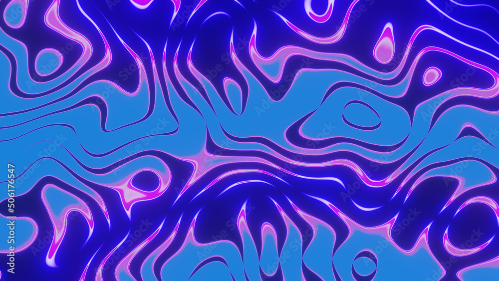 Colorful Futuristic Abstract Background 3d render image