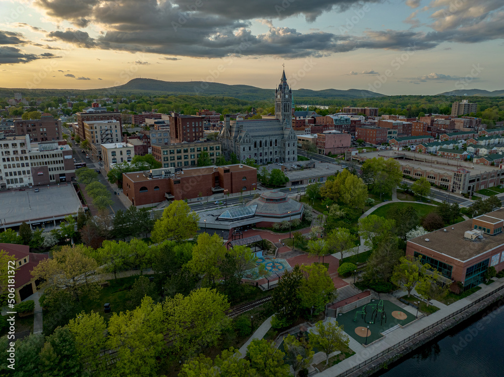 Fototapeta premium Holyoke Mass, City Hall