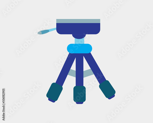 tripod icon equipment for camera stand 