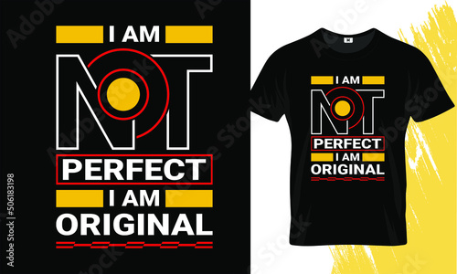 Modern typography t shirt design vector template