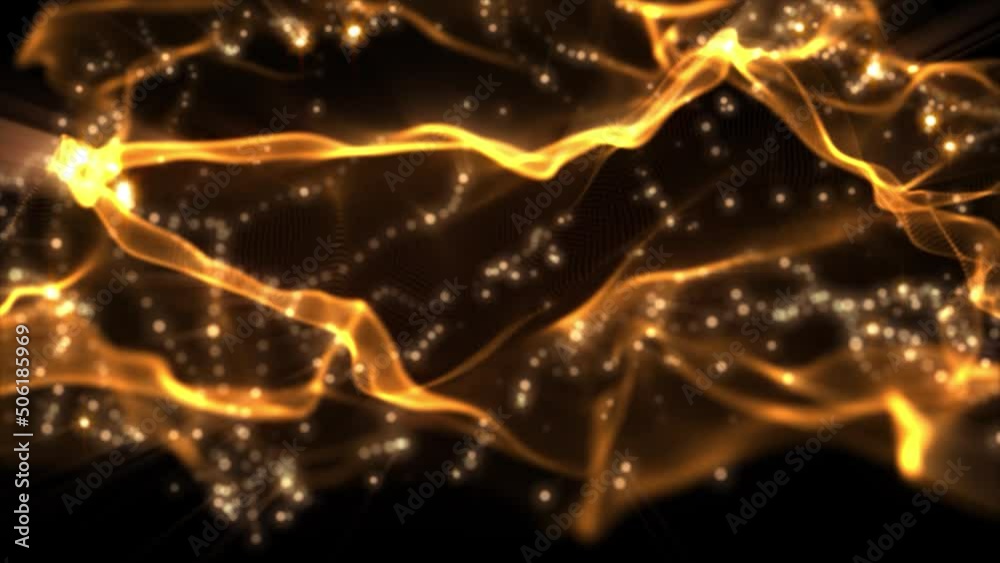 Abstract scientific fantasy background light energy waves forms circling fluctuating shiny particles projections rays loop Abstract scientific fantasy background light energy waves forms circling fluctuating shiny particles projections rays loop