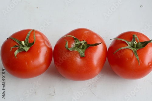 tomatoes on a Light background 