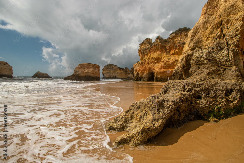 Praia dos Tres Irmaos in Portugal