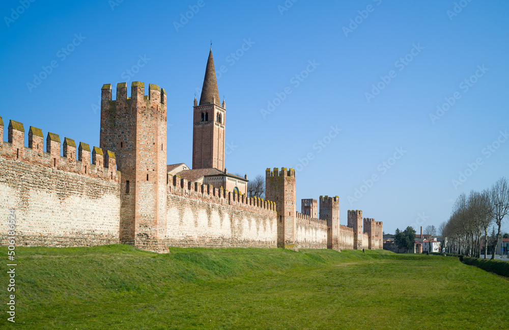 Fototapeta premium Montagnana, a medieval beautiful town