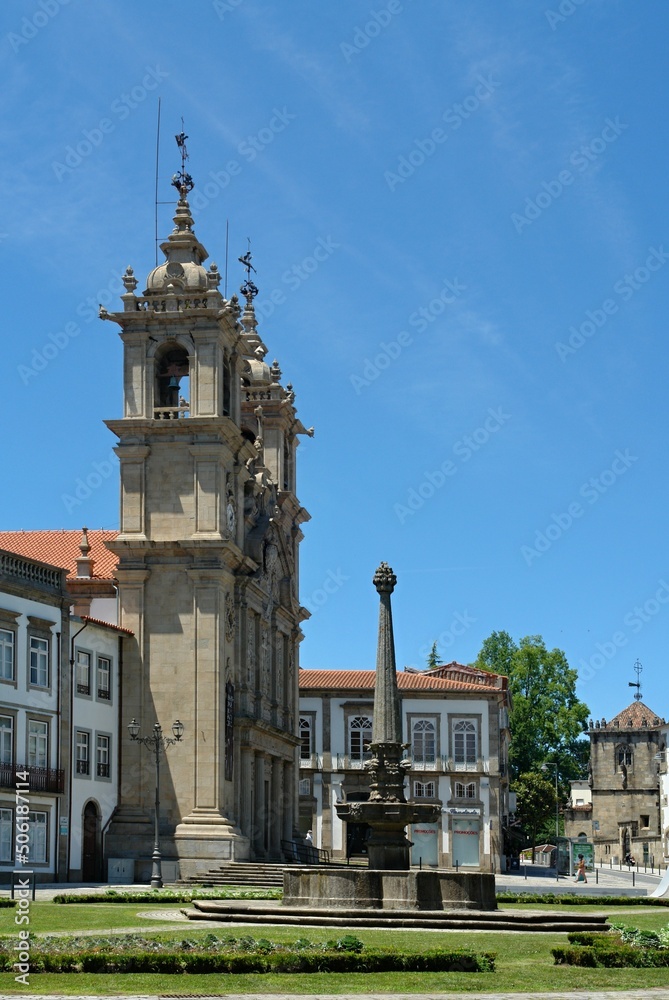 Holy cross church in Braga, Norte - Portugal 