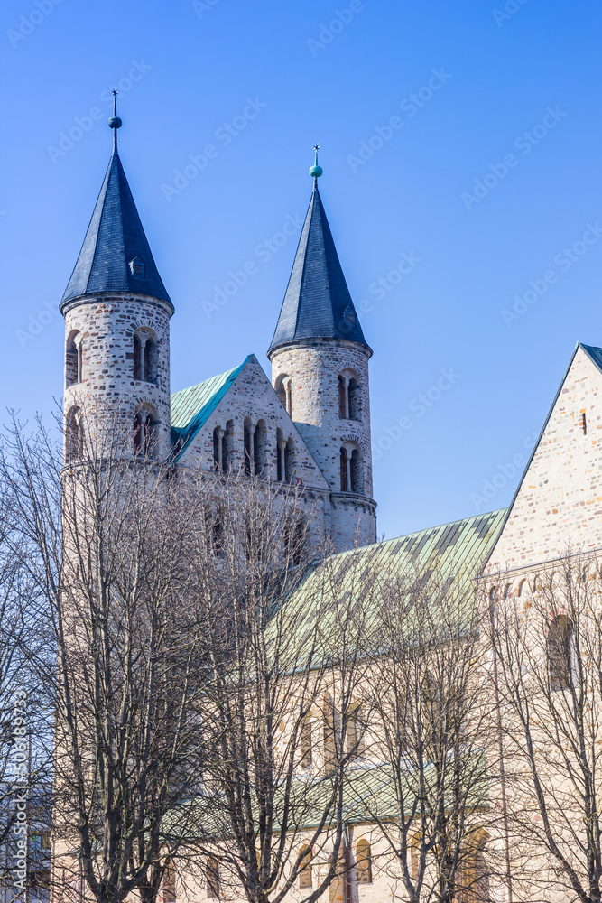 Historic Kloster Unser Lieben Frauen monastery in Magdeburg, Germany Historic Kloster Unser Lieben Frauen monastery in Magdeburg, Germany