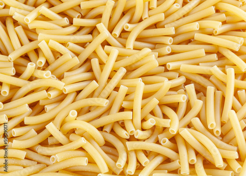 Obraz na płótnie Background witn raw italian maccheroni pasta w salonie