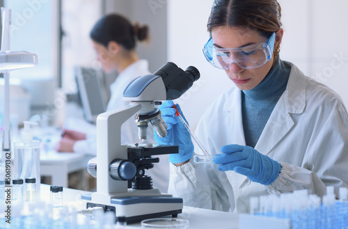 Young student in the research lab © StockPhotoPro