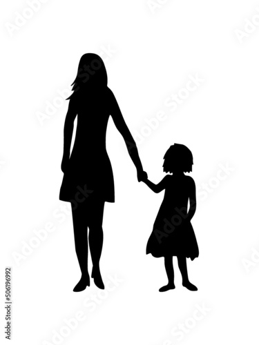 Mädchen Familie Mama 
