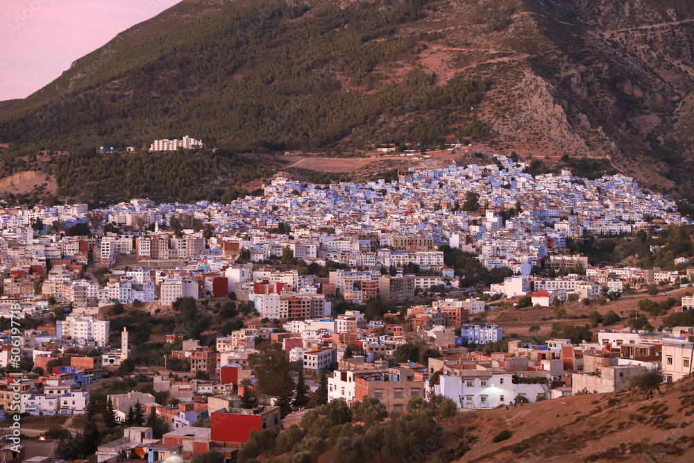Chefchaouen City in Morocco