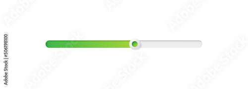 Colored scroll bar for user interface. Scrollbar template design for website.