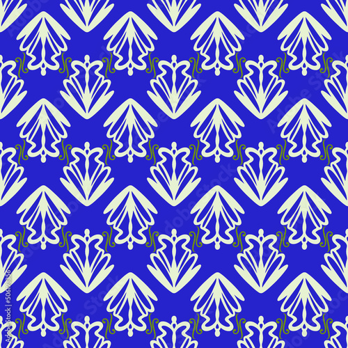 modern hand drawn symbol seamless pattern with different element 
