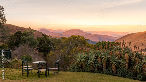 Beautiful scenery of Drakensberg, Kwazulu Natal, South Africa. photo