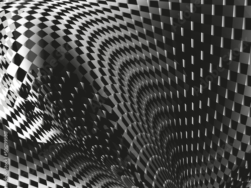 abstract background in triangulation styles