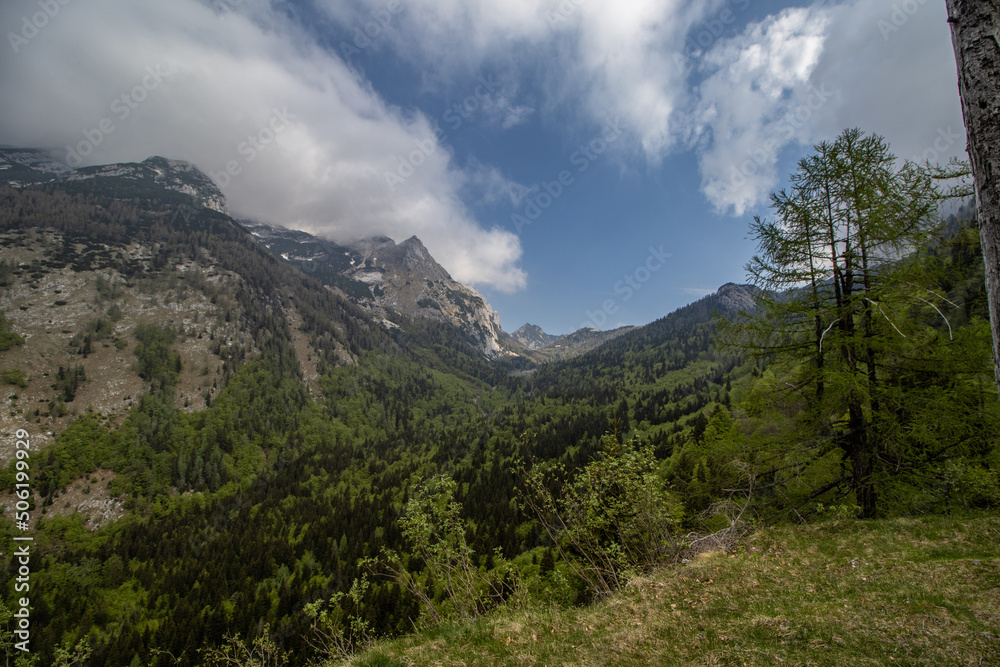 Viewpoint Supca im Triglav-Nationalpark in Slowenien