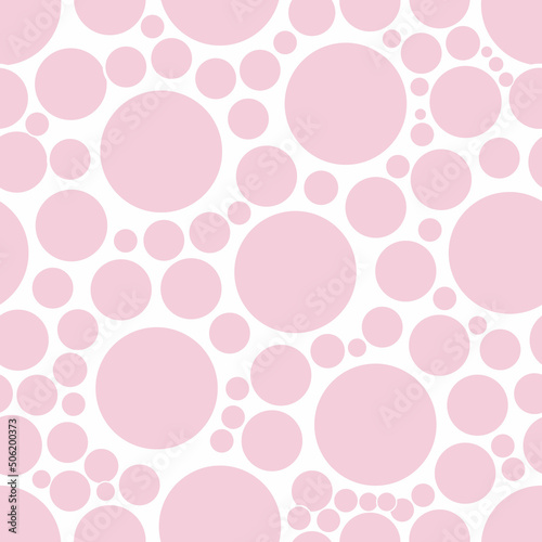 Seamless pattern with circles. Design for wall decoration, postcard, poster, brochure, shirt, etc.