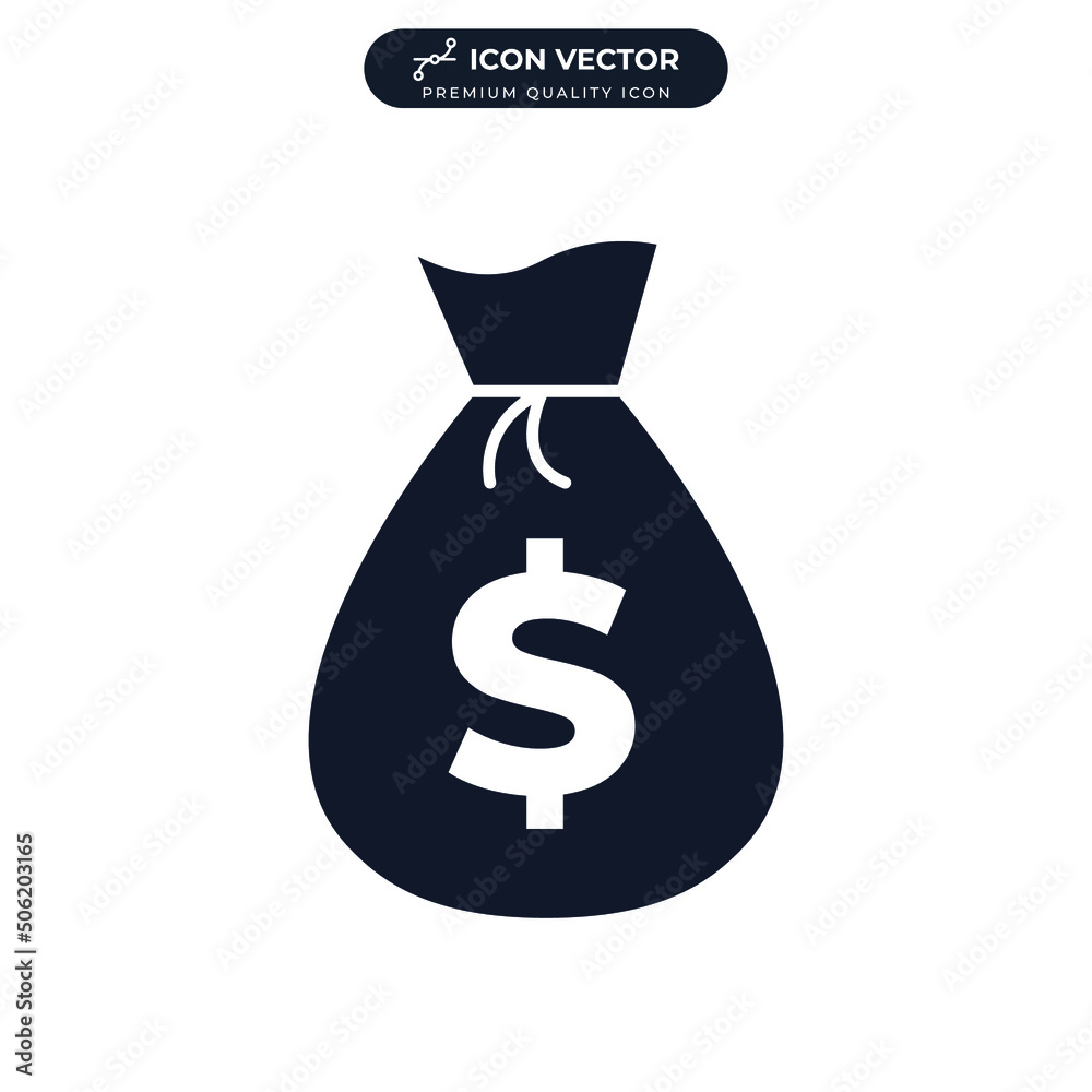 money bag icon symbol template for graphic and web design collection logo vector illustration money bag icon symbol template for graphic and web design collection logo vector illustration