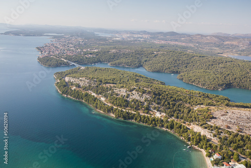 Fototapeta Naklejka Na Ścianę i Meble -  aerial view of the Croatia