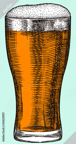 black and white engrave isolated drink vector illustration